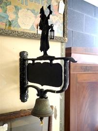 Chiantel Fondeur Saignelegier 1878 Swiss Bell With Cast Iron Wall Mount 16.25"T x 13"D