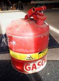 Justrite Gasoline Safety Can 5 Gallons 17"T