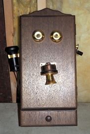 Unique Crank Phone Style Bar With Decanters, Qty 3, Ideal 'Brand Bar Tools Qty 4, Made in Japan, 20"T X 8.5"W