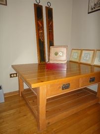 Coffee table, matching end table 