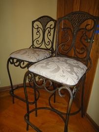 Matching counter height bar stools 
