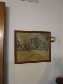 Vintage Wagon Train Print