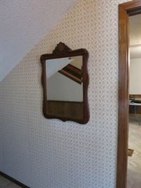 Antique Oak Mirror. Very Nice