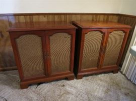 Two Piece Mid Century Magnavox Non Working Stereo