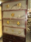 7 ft antique tall Lawyer-style children's book cases (2)