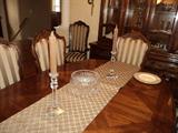 Val St. Lambert candle sticks and Waterford bowl