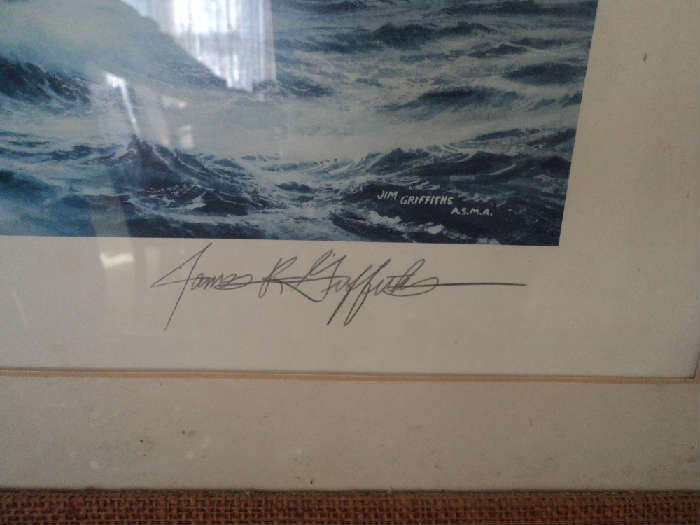 James Griffiths signed and numbered print