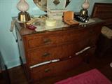 Antique Bedroom Set with 2 Twin Beds