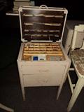 Vintage sewing cabinet
