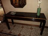 Asian Inlay Hall Table