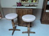 Marble-top Bar and Stools
