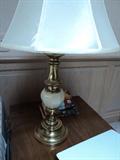 Several Solid Brass Stiffel Lamps