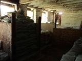 Pallets of bark and decorative stone