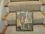vintage table mirror 3 sided