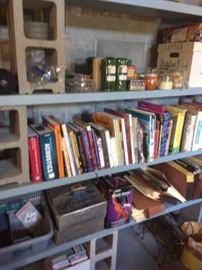 books, candles, other miscellaneous
