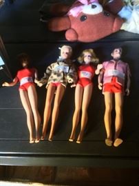 Barbies from the 1950's & 60's and Ken