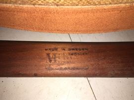 Teak and Suede Safari Chair by Hans Olsen