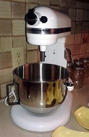 Kitchenaid Mixer - Very clean and works!  Unfortunately, there are no attachments, but they can be purchased reasonably online