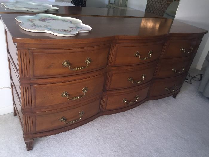 Mid-Century John Widdicomb Triple Dresser or Console