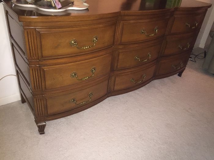 Mid-Century John Widdicomb Dresser
Has Matching Night Tables