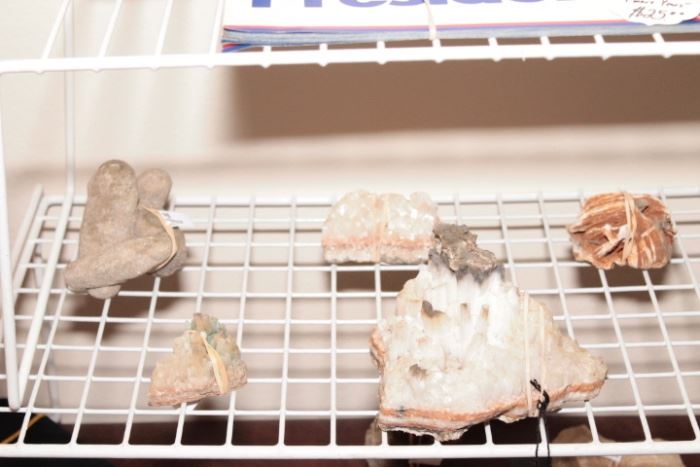 Fossils, Crystal Formations, and other Stones.