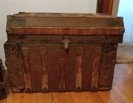 Vintage steamer trunk