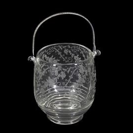 Etched Crystal Ice Bucket  49.50