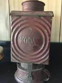 Antique Kodak kerosene darkroom lantern