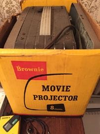 Brownie 8mm movie projector