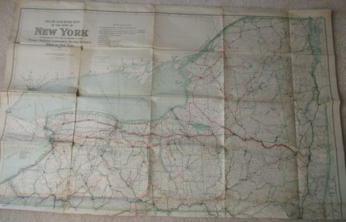 NYS Steam Railroad Map