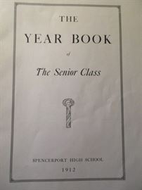 1912 Spencerport High School Senior Class yearbook