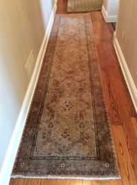 Handmade runner 34 inches x 13 feet