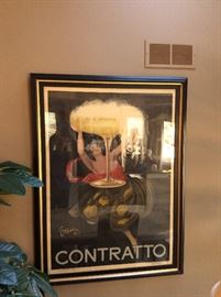 One of the original poster professionally framed