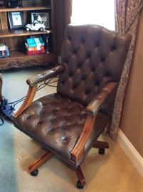 Leather office chair