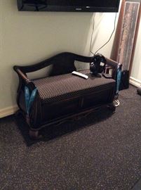 Bench with lift top seat