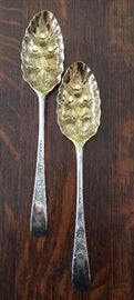 Sterling berry spoons