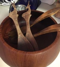 Hand crafted wooden bowl