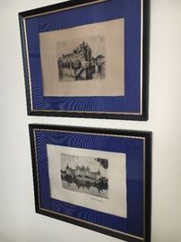 L. Robin etching - France