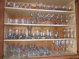Lots of glassware