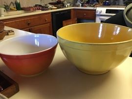 Pyrex and stoneware