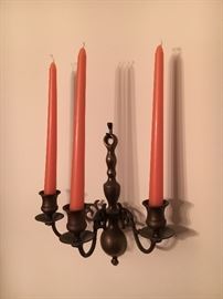 Candelabra wall sconces