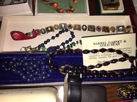 Lots of jewelry from the Museum Store 