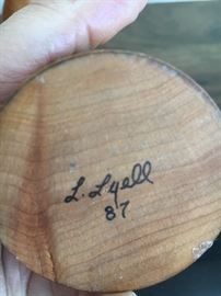 Hand turned by Lanny Lyell from CA