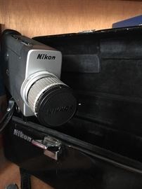 Vintage Nikon movie camera