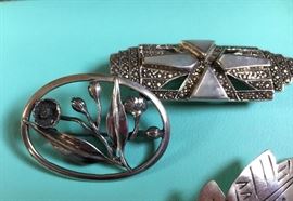 More lovely vintage sterling pins