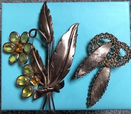 Vintage sterling/gold wash