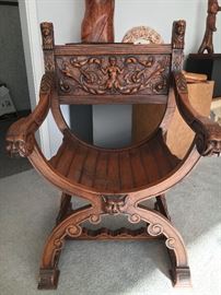 Old North Wind Chair with impeccable carvings