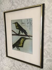 Bernard Buffet, French mid-century artist. This is a litho, signed in plate, with COA from gallery.