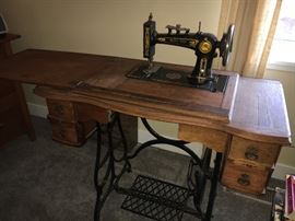 Beautiful Antique Sewing Machine
