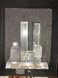Boxed 9/11 commemorative crystal sculpture